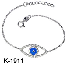 Modeschmuck 925 Silber Zirkonia Blaue Augen Armbänder.